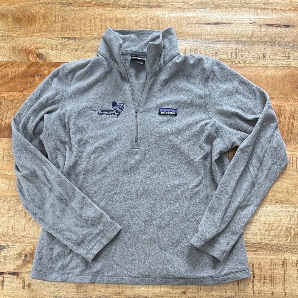 Patagonia quarter zip micro fleece lightweight pullover women’s large